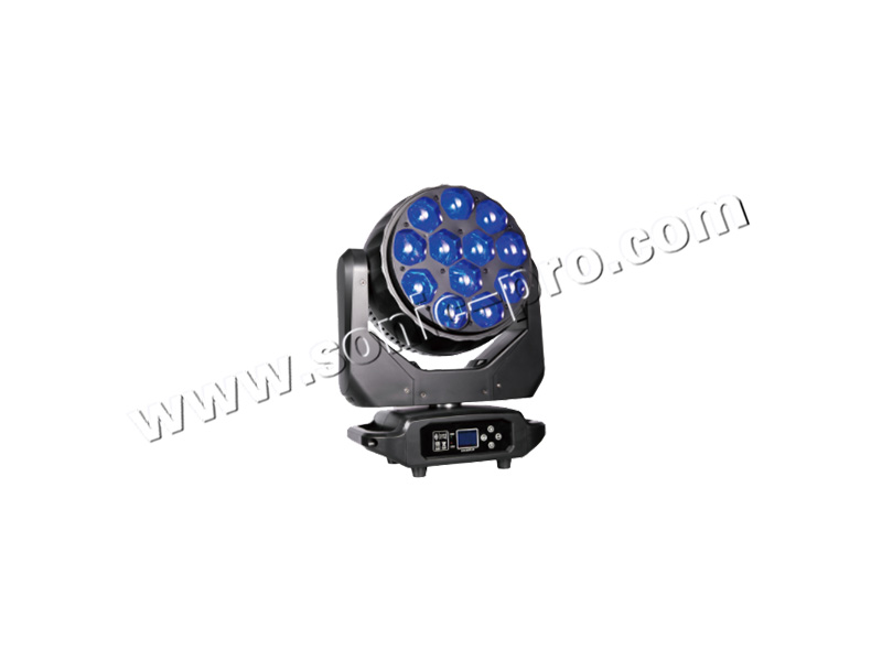 YD-1240YJ 12颗40W调焦染色电脑摇头灯