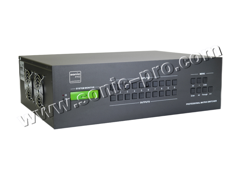 HDM-16X 16进16出混合插卡矩阵